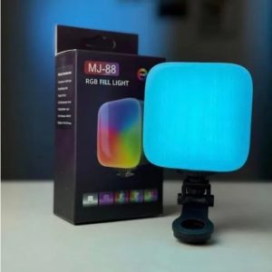 MJ-88 RGB Fill Light - Adjustable Brightness, Touch Control, RGB Colors.